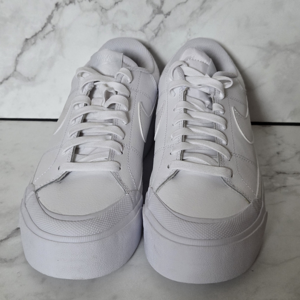 Nike Court Legacy Lift Womens White Sneakers Shoes Size 9.5 - Picture 3 of 9